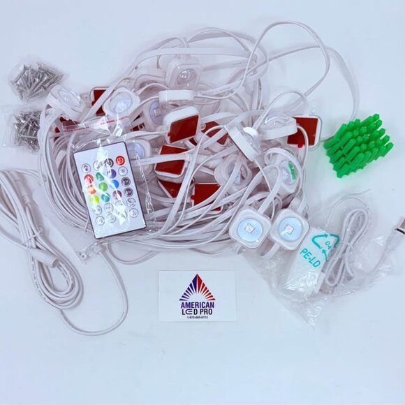 50FT RGBIC Outdoor String Lights – Smart & Colorful! ✨ - Picture 2 of 2